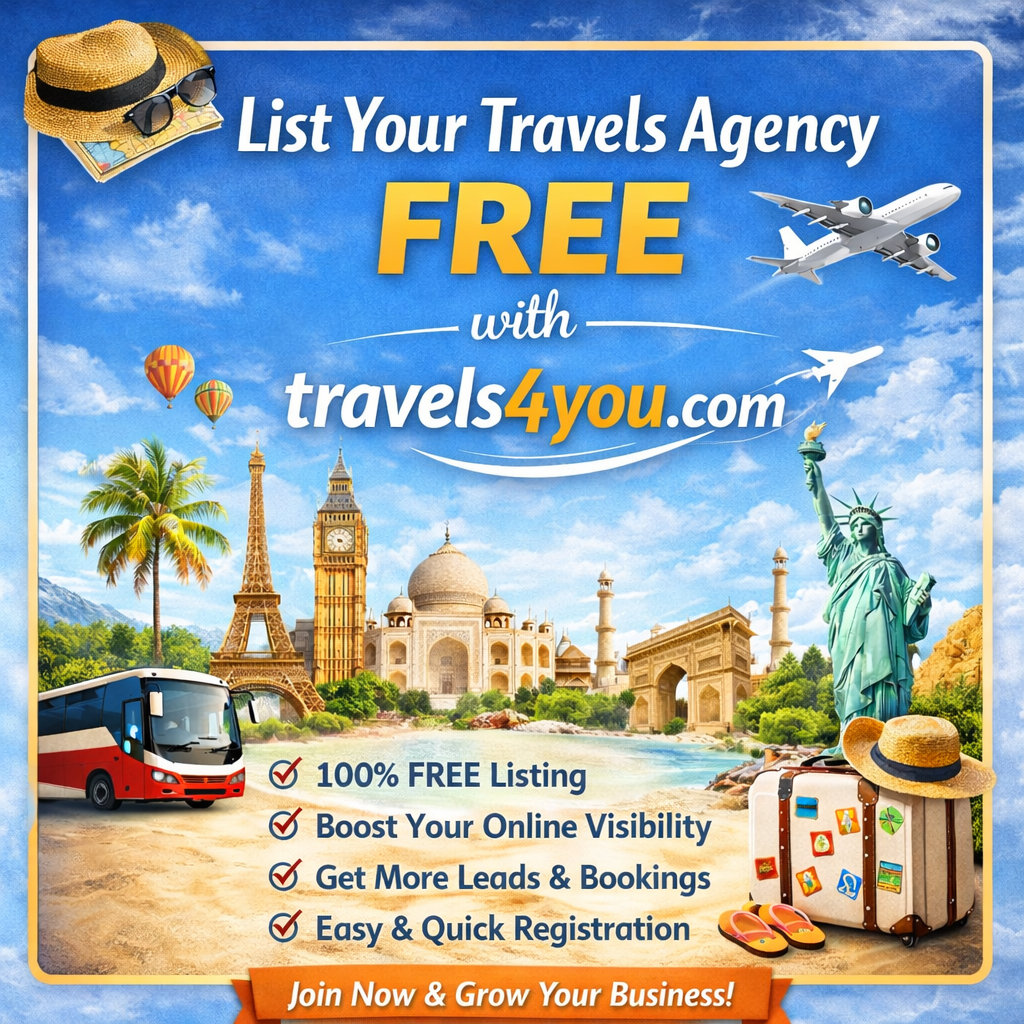 List your travel agency on Travels4You